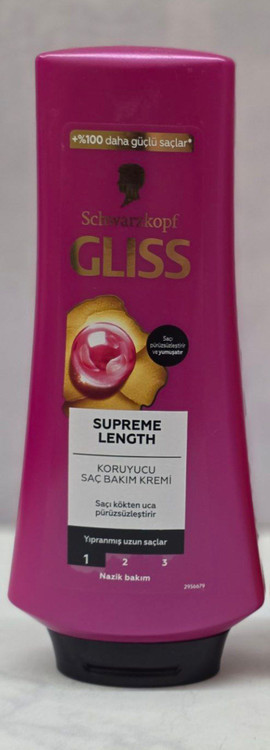 نرم کننده مو گلیس Gliss مدل Supreme Length مناسب موهای بلند و آسیب دیده حجم 360 میلی(واردات قانونی از منطقه آزاد ارس)