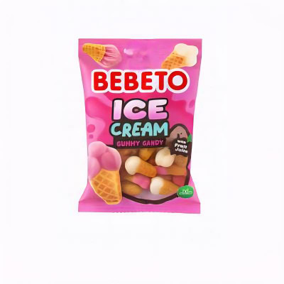 پاستیل ببتو طعم بستنی _ ۸۰ گرمی BEBETO ICE CREAM