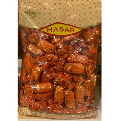 شکلات نوروز هاسار اصل ترکمنستان با طعم پرتقالی وانیلی و روکش شکلاتی_دارای قیمت عمده برای خریداران عمده.(واردات قانونی از منطقه آزاد ارس)