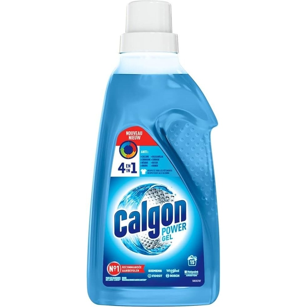 ژل جرمگیر ماشین لباسشویی کالگون Calgon مدل 4 در 1 حجم 750 میلی(واردات قانونی از منطقه آزاد ارس)