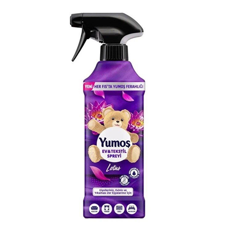 اسپری خوشبوکننده هوا یوموش مدل Lotus با رایحه نیلوفر آبی حجم 450 میل(واردات قانونی از منطقه آزاد ارس)
