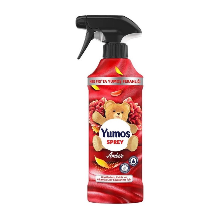 اسپری خوشبو کننده یوموش مدل amber با رایحه گل کهربا حجم 450 میل(واردات قانونی از منطقه آزاد ارس)