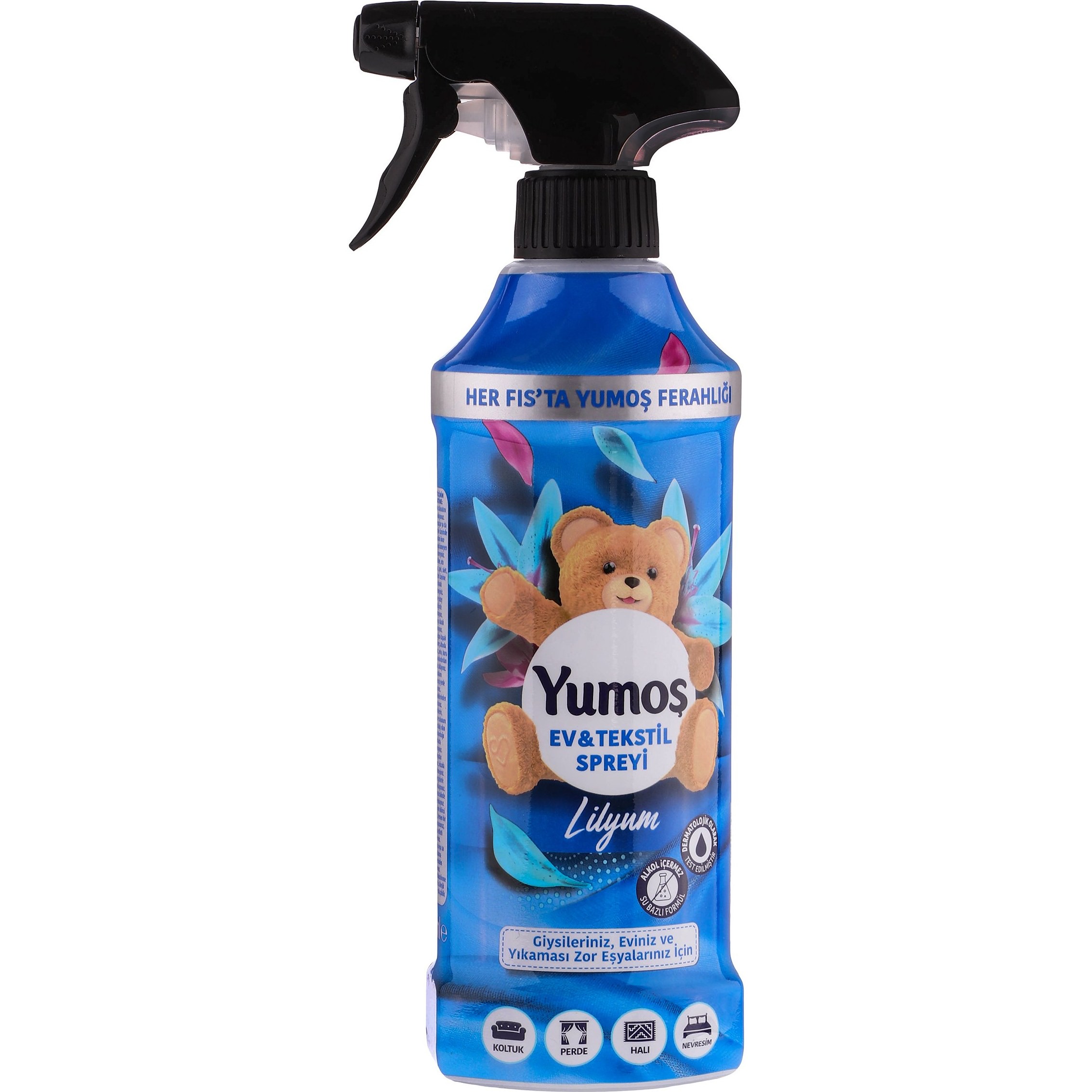 اسپری خوشبو کننده یوموش مدل lilyum با رایحه گل لیلیوم حجم 450 میل) واردات قانونی از منطقه آزاد ارس)