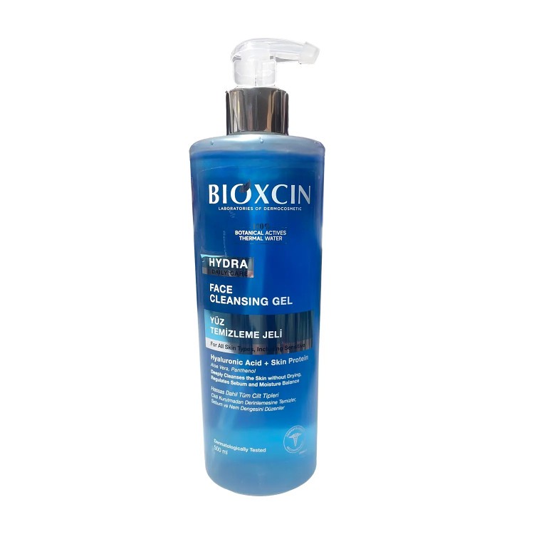 ژل شستشوی روزانه صورت بیوکسین Bioxcin مدل Hydra حاوی هیالورونیک اسید(واردات قانونی از منطقه آزاد ارس)