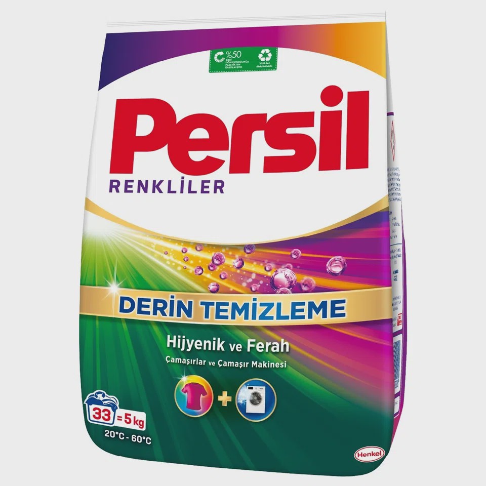 پودر ماشین لباسشویی پرسیل مخصوص لباس های رنگی Persil RENKL LER DER N TEM ZLEME وزن 5 کیلو گرم(واردات قانونی از منطقه ...
