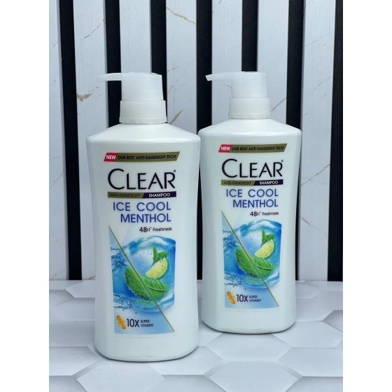 شامپو ضد شوره و خنک کننده زنانه کلیر مدل Ice Cool Menthol حجم 650 میلی (واردات قانونی از منطقه آزاد ارس)