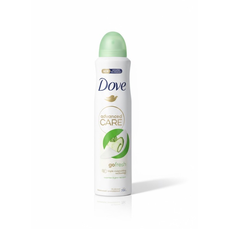 اسپری ضد تعریق زنانه داو مدل Go Fresh رایحه خیار و چای سبز 250 میلی(واردات قانونی از منطقه آزاد ارس)
