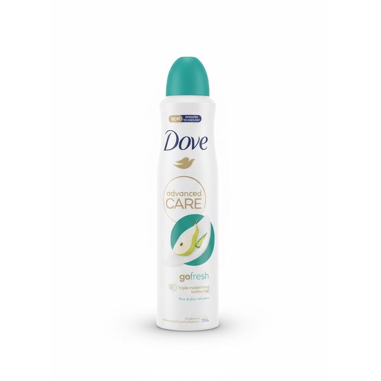 اسپری ضد تعریق زنانه داو رایحه گلابی و آلوئه ورا مدل Go Fresh Advanced Care حجم 250 میلی(واردات قانونی از منطقه آزاد ...