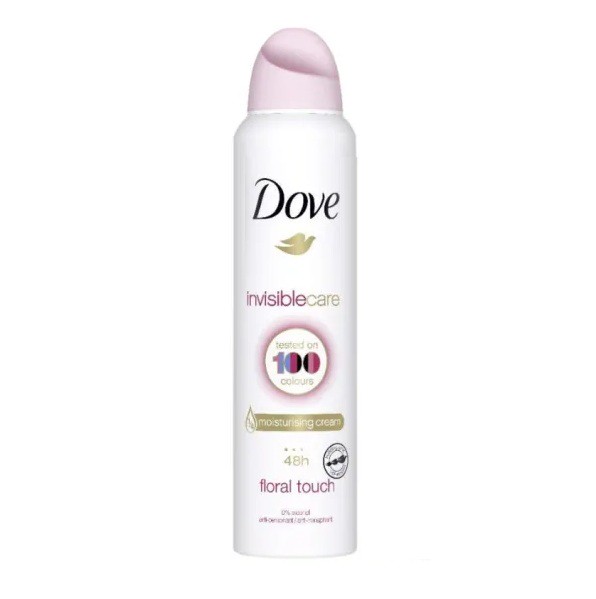 اسپری دئودورانت داو Dove زنانه مدل Invisible Care هندی با حجم 250 میلی(واردات قانونی از منطقه آزاد ارس)