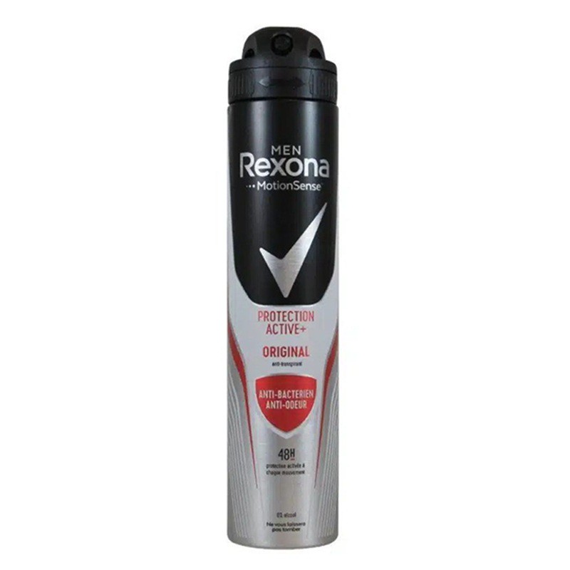 اسپری ضد تعریق مردانه رکسونا اصلی مدل Protection active original با حجم 200 میلی(واردات قانونی از منطقه آزاد ارس)