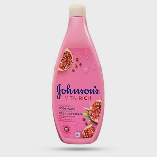 شامپو بدن johnسون حاوی عصاره انار مناسب انواع پوست ها مدل VITA-RICH با حجم 750 میلی(واردات قانونی از منطقه آزاد ارس)