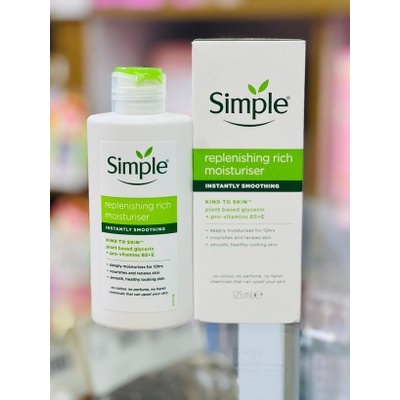 کرم آبرسان و مرطوب کننده ریچ simپل مناسب پوست خشک با حجم 125 میلی(واردات قانونی از منطقه آزاد ارس)