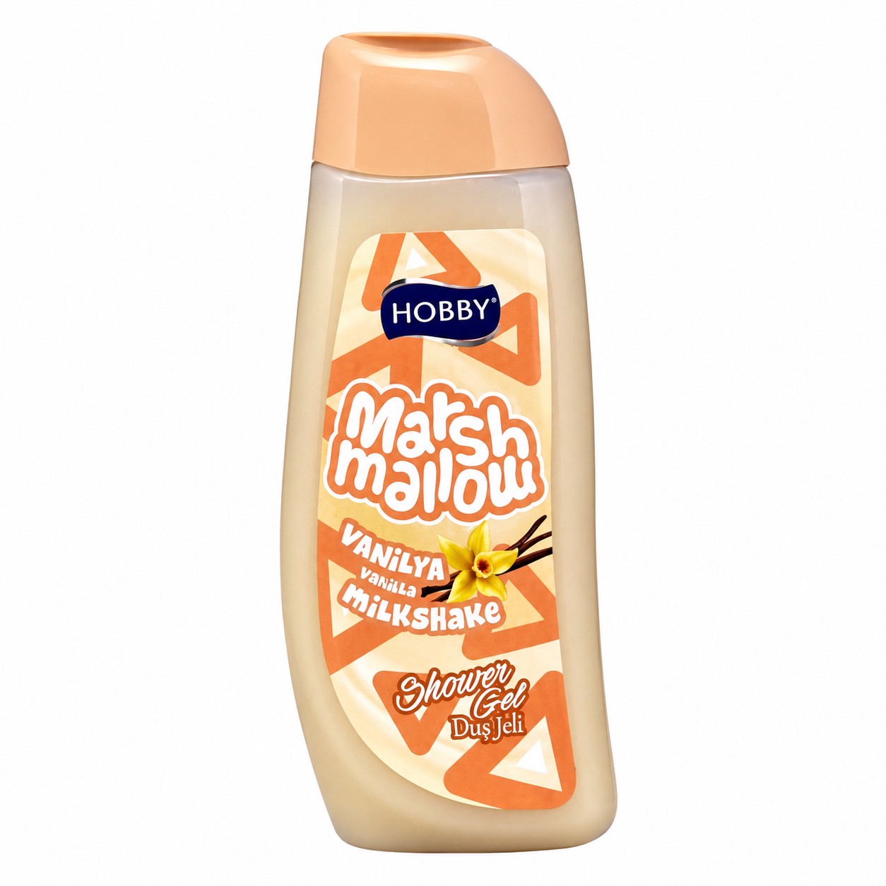 شامپو بدن هوبی Hobby مدل Marshmallow حاوی عصاره وانیل و مارشمالو مناسب انواع پوست ها با حجم 500 میلی(واردات قانونی از...