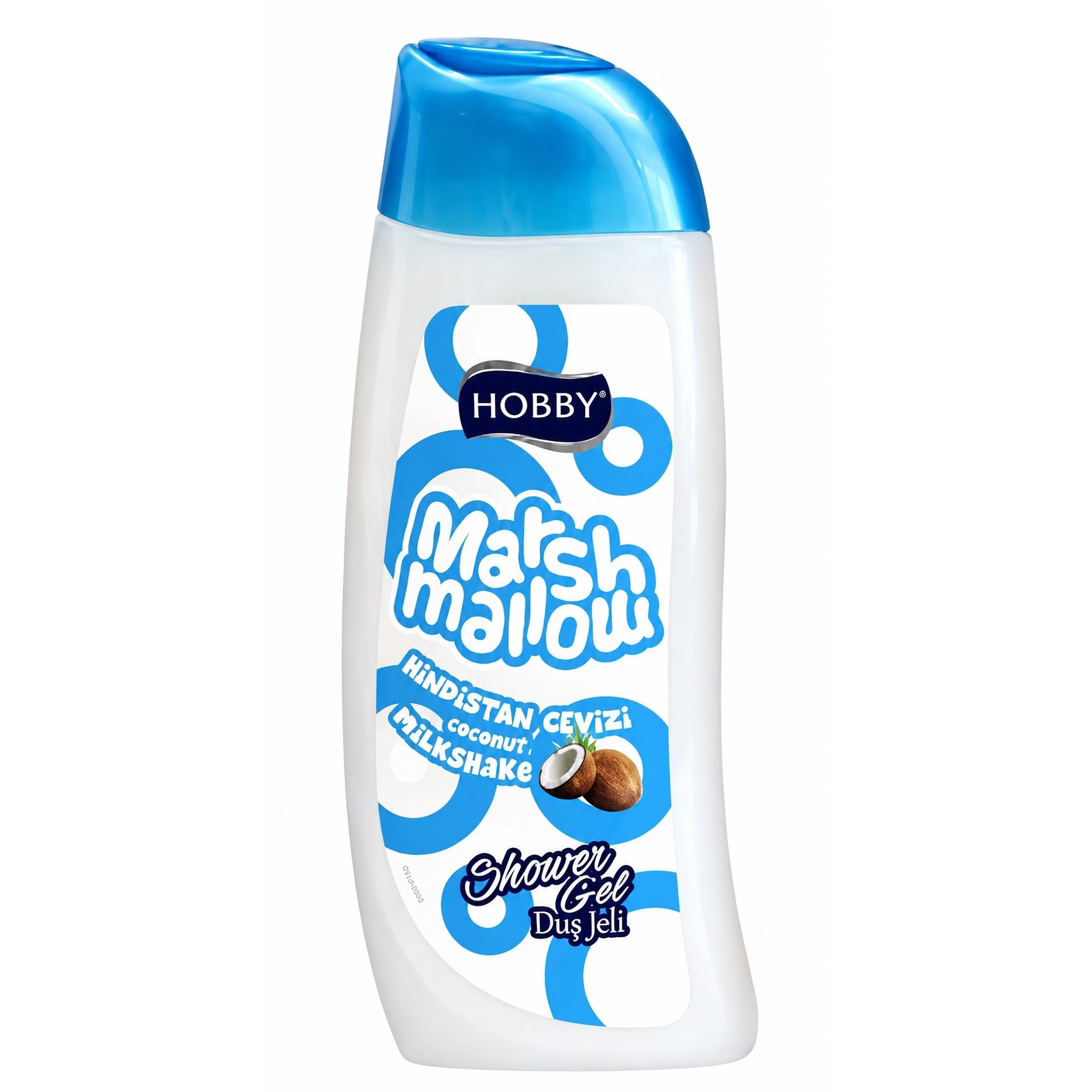شامپو بدن هوبی Hobby مدل Marshmallow حاوی عصاره نارگیل، پروتئین، کلسیم سرشار از ویتامین گروه B و امگا 3 مناسب انواع پ...