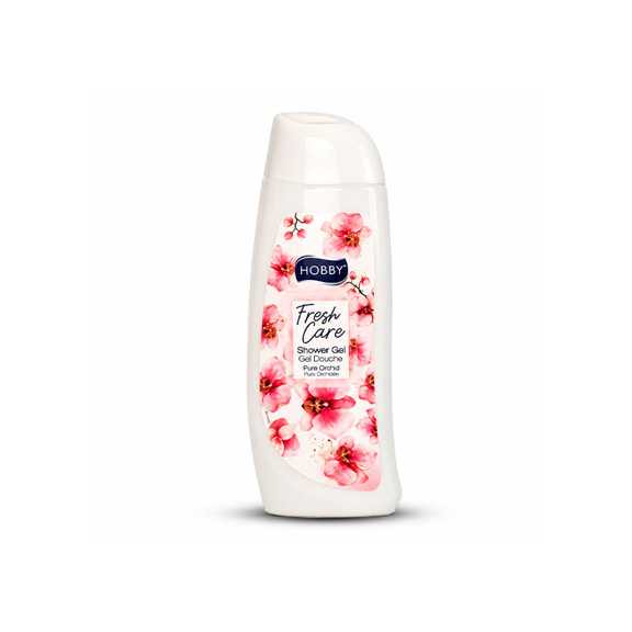شامپو بدن هوبی Hobby مدل FreshCare حاوی عصاره گل ارکیده مناسب انواع پوست ها با حجم 500 میلی(واردات قانونی از منطقه آز...