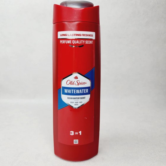 شامپو سر و صورت و بدن سه کاره مردانه اولد اسپایس Old Spice مدل Whitewater با حجم 400 میلی(واردات قانونی از منطقه آزاد...