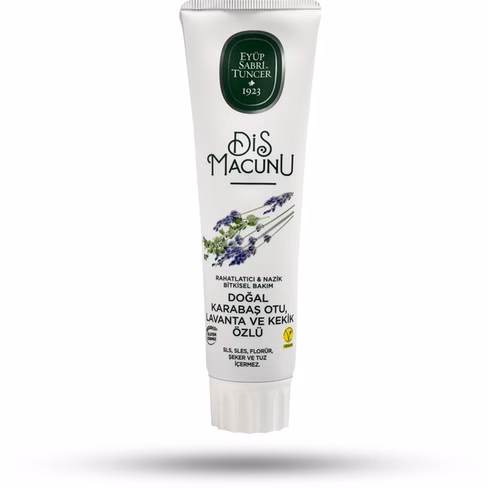 خمیردندان ایوب صبری با عصاره اسطوخودوس و آویشن و لاوندر و پونه کوهی ، استفاده روزانه با حجم 90 میلی(واردات قانونی از منطقه آزاد ارس)