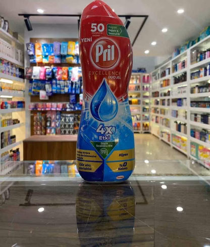 ژل ماشین ظرفشویی دوفاز پریل مدل Yag Cozucu با حجم 900 میلی (واردات قانونی از منطقه آزاد ارس)