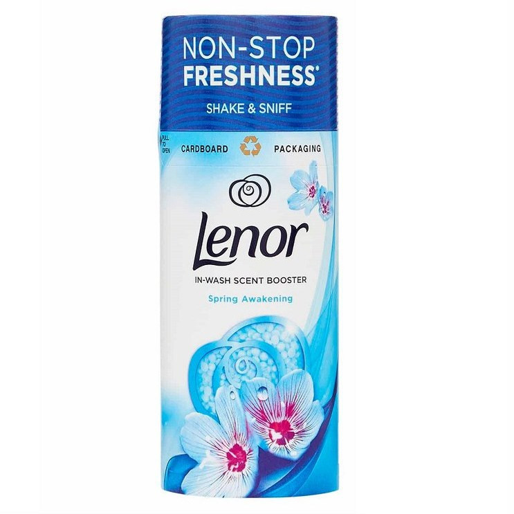دانه های خوشبو کننده لباس و ماشین لباسشویی  لنور lenor مدل بهاری spring awaking با حجم 155 گرم(واردات قانونی از منطقه آزاد ارس)