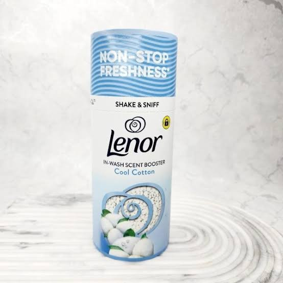 دانه های خوشبو کننده لباس لنور Lenor مدل Cool Cotton ، رایحه پنبه ای ، بسته 155 گرمی(واردات قانونی از منطقه آزاد ارس)