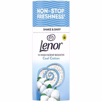دانه های خوشبو کننده لباس لنور Lenor مدل Cool Cotton ، رایحه پنبه ای ، بسته 155 گرمی(واردات قانونی از منطقه آزاد ارس)