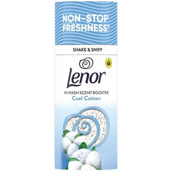 دانه های خوشبو کننده لباس لنور Lenor مدل Cool Cotton ، رایحه پنبه ای ، بسته 155 گرمی(واردات قانونی از منطقه آزاد ارس)
