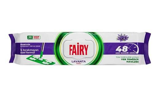 دستمال مرطوب مخصوص طی فیری ، رایحه اسطوخودوس و لوندر ، قابل شستشو ، بسته 50 عددی(واردات قانونی از منطقه آزاد ارس)
