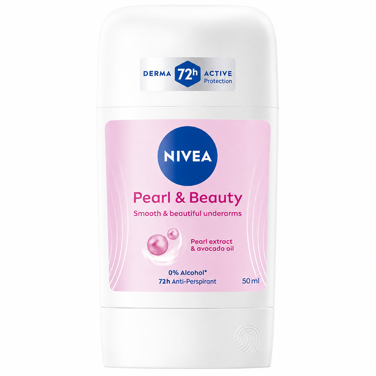 مام ضدتعریق زنانه Niوآ مدل PEARL & BEAUTY ، مناسب برای انواع پوست ها ، با حجم 50 میلی(واردات قانونی از منطقه آزاد ارس)