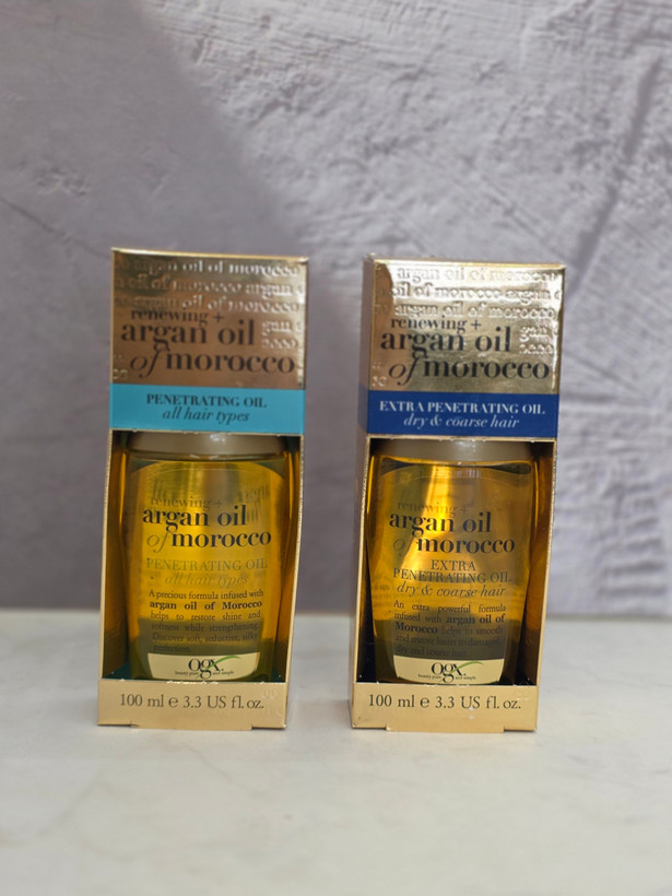 روغن آرگان مراکشی Oجی ایکس ، مناسب موهای خشک و آسیب دیده ، با حجم 100 میلی(واردات قانونی از منطقه آزاد ارس)