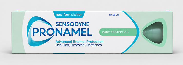 خمیردندان seنسوداین مدل Pronamel ، حاوی فلوراید ، با حجم 75 میلی(واردات قانونی از منطقه آزاد ارس)