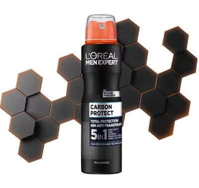 اسپری ضدتعریق Lورآل مدل Carbon Protect 5 in 1 ، ماندگاری 48 ساعته ، با حجم 250 میلی(واردات قانونی از منطقه آزاد ارس)