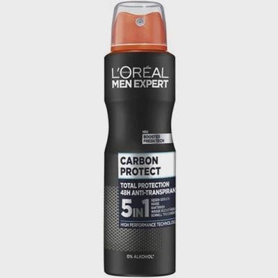 اسپری ضدتعریق Lورآل مدل Carbon Protect 5 in 1 ، ماندگاری 48 ساعته ، با حجم 250 میلی(واردات قانونی از منطقه آزاد ارس)