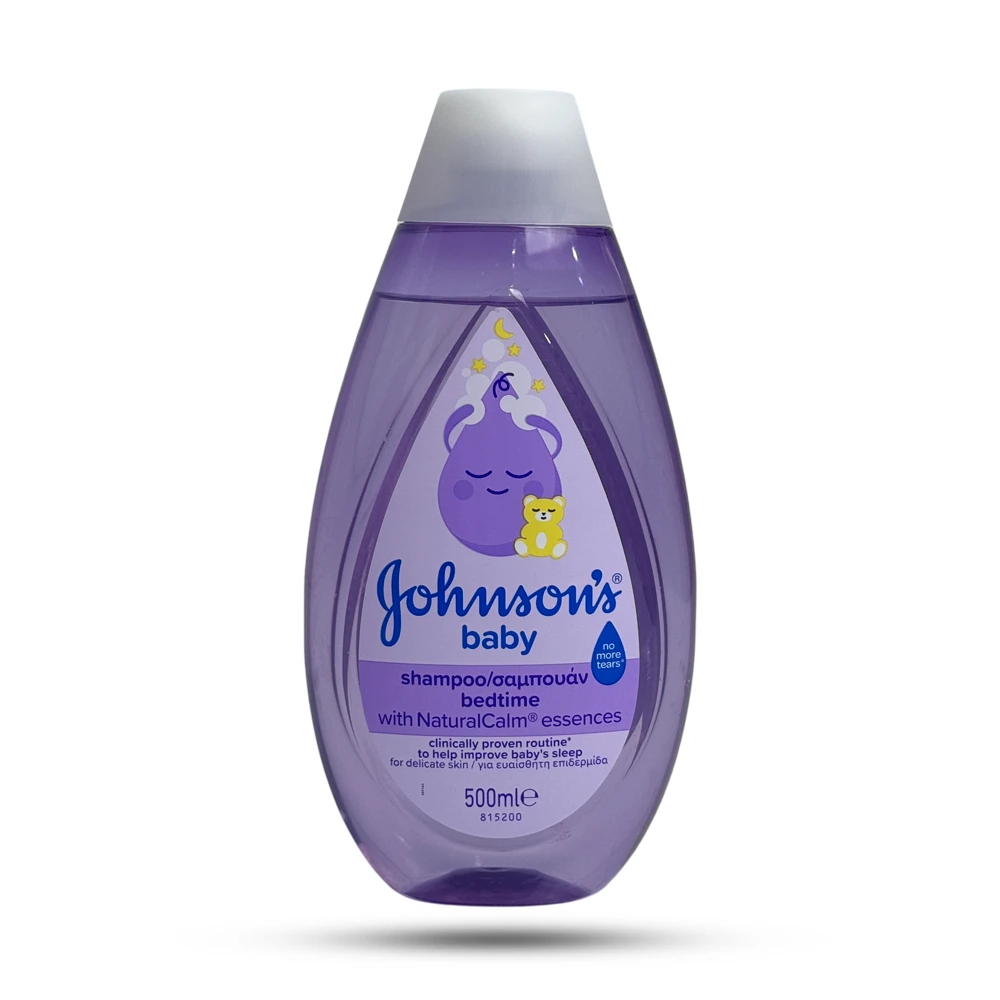 شامپو کودک johnسون مدل Bedtime ، مناسب موهای ظریف و پوست حساس کودک ، با حجم 500 میلی(واردات قانونی از منطقه آزاد ارس)