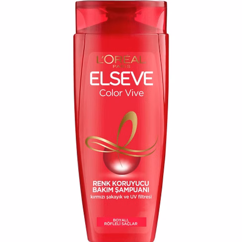 شامپو elسیو قرمز مدل Color Vive ، مناسب برای موهای رنگ شده و دارای دکلره ، تثبیت کننده رنگ مو ، با حجم 300 میلی (واردات قانونی از منطقه آزاد ارس)